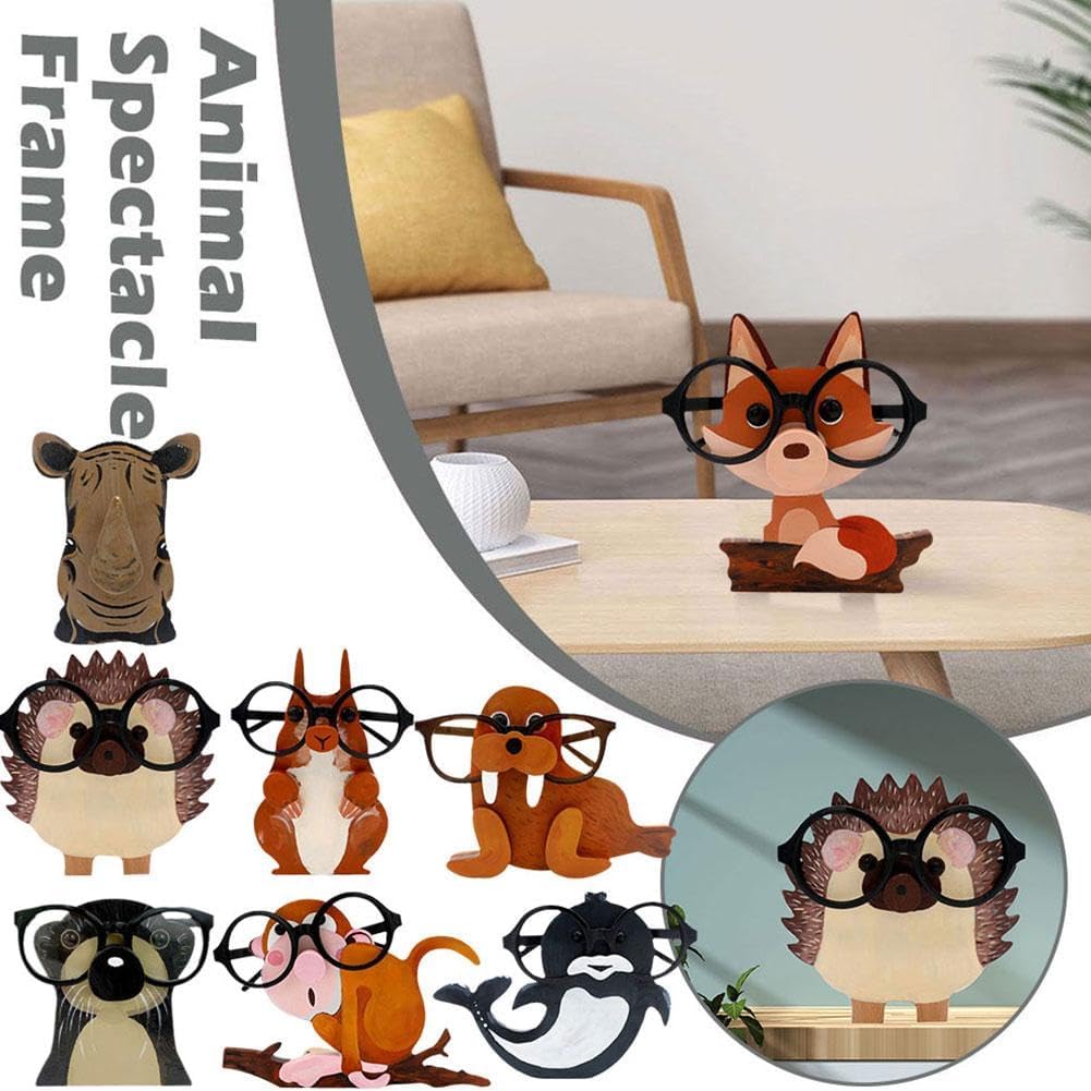 Wooden Animal Glasses Holder Stand for Sunglasses Display T407172