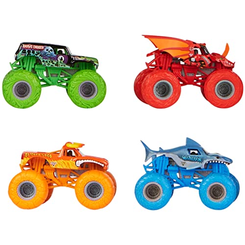 Die-Cast Monster Trucks, 1:64 Scale, Toys for Kids Ages 3 and Up B292777