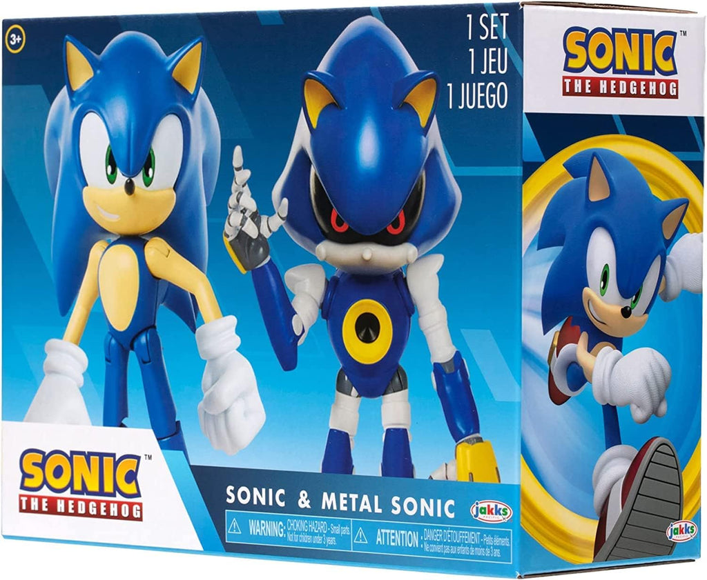 Sonic 4" Action Figure 2 Pack - Modern Sonic & Metal Sonic I910