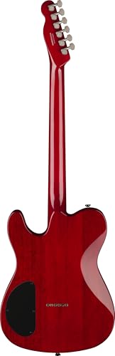 Electric Guitar with Dual Humbuckers, Black Cherry Burst B62724