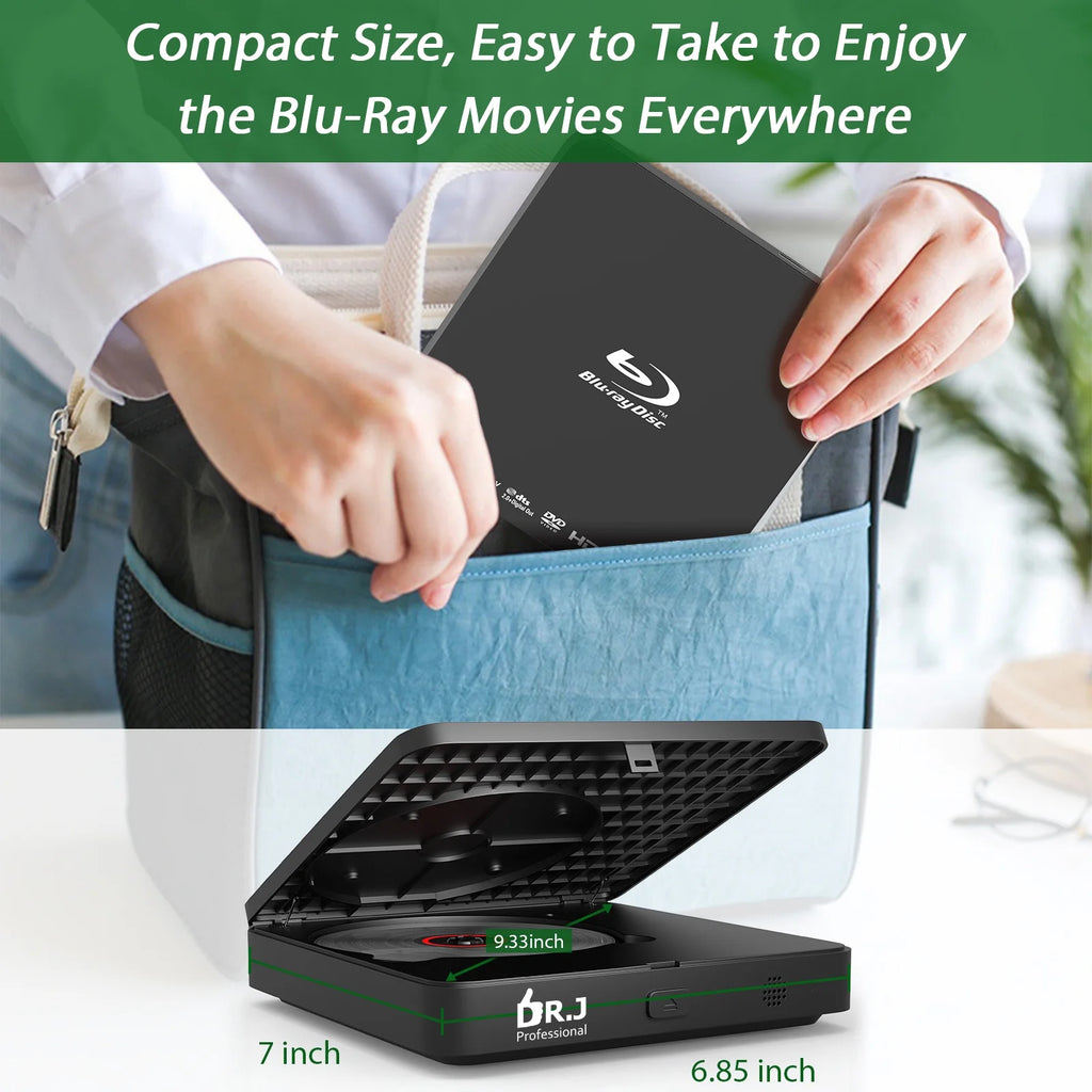 Blu Ray DVD Player with HDMI, Mini 1080P for TV T475364