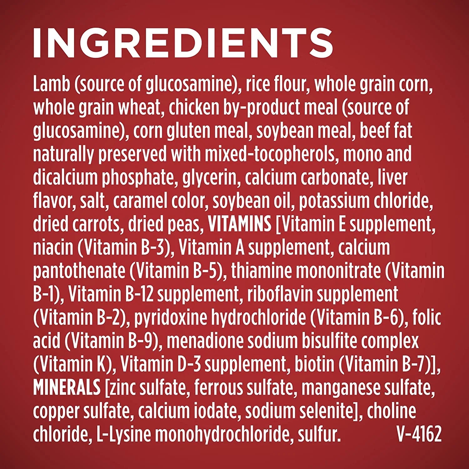 Adult Lamb & Rice Dry Dog Food R5120