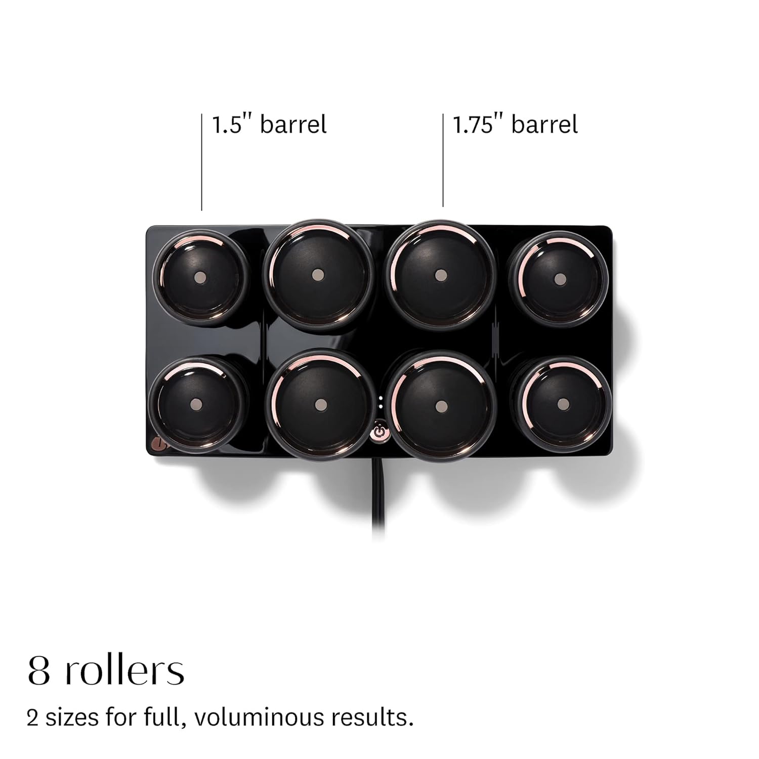 Volumizing Hot Rollers Hair Curler Set of 8 D693560
