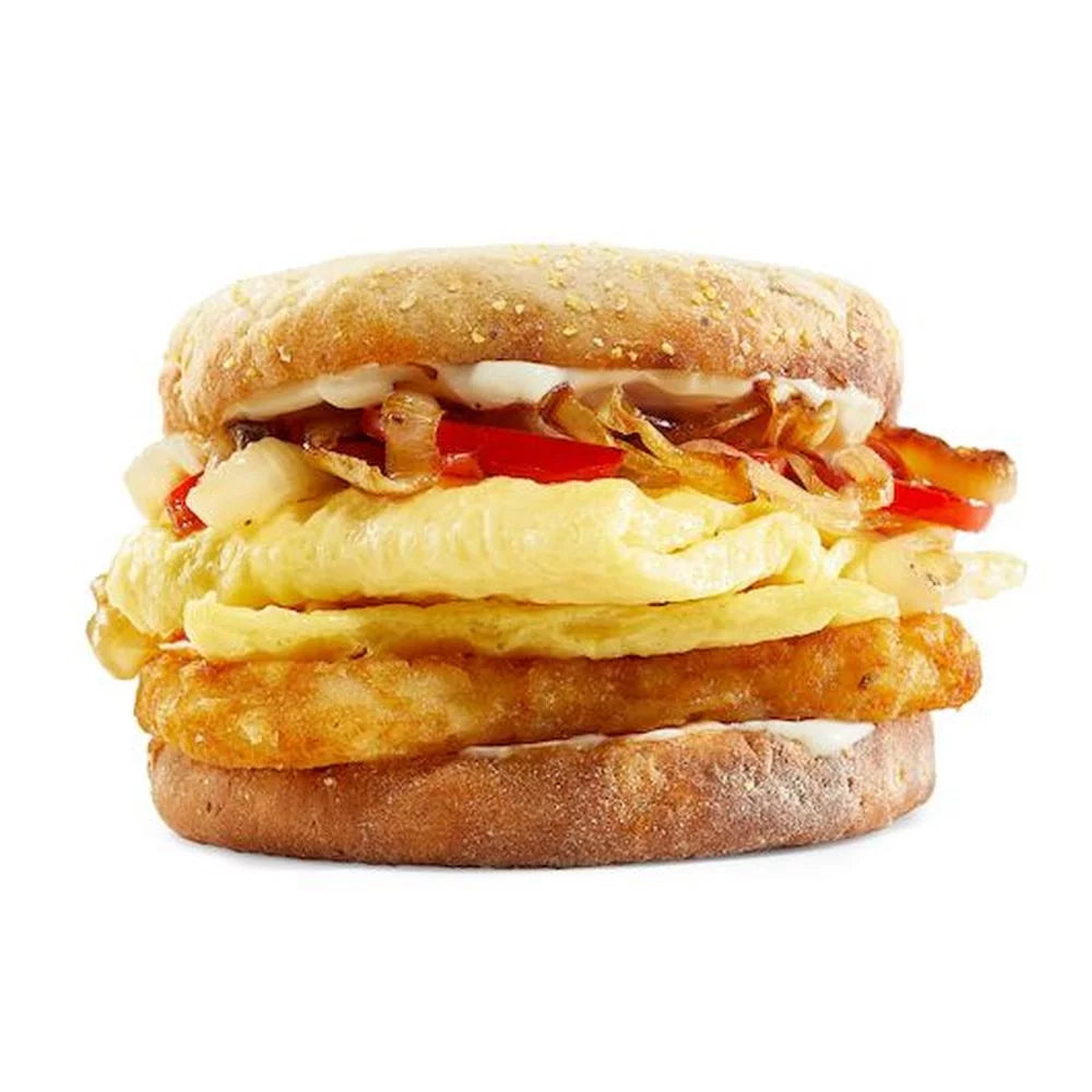Folded Egg Patties, Plant Based, Fully Cooked, 2 oz A960297