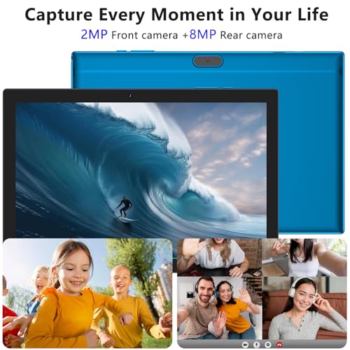 10 Inch Android 14 Tablet with Keyboard, 8GB RAM, 64GB Storage H38978