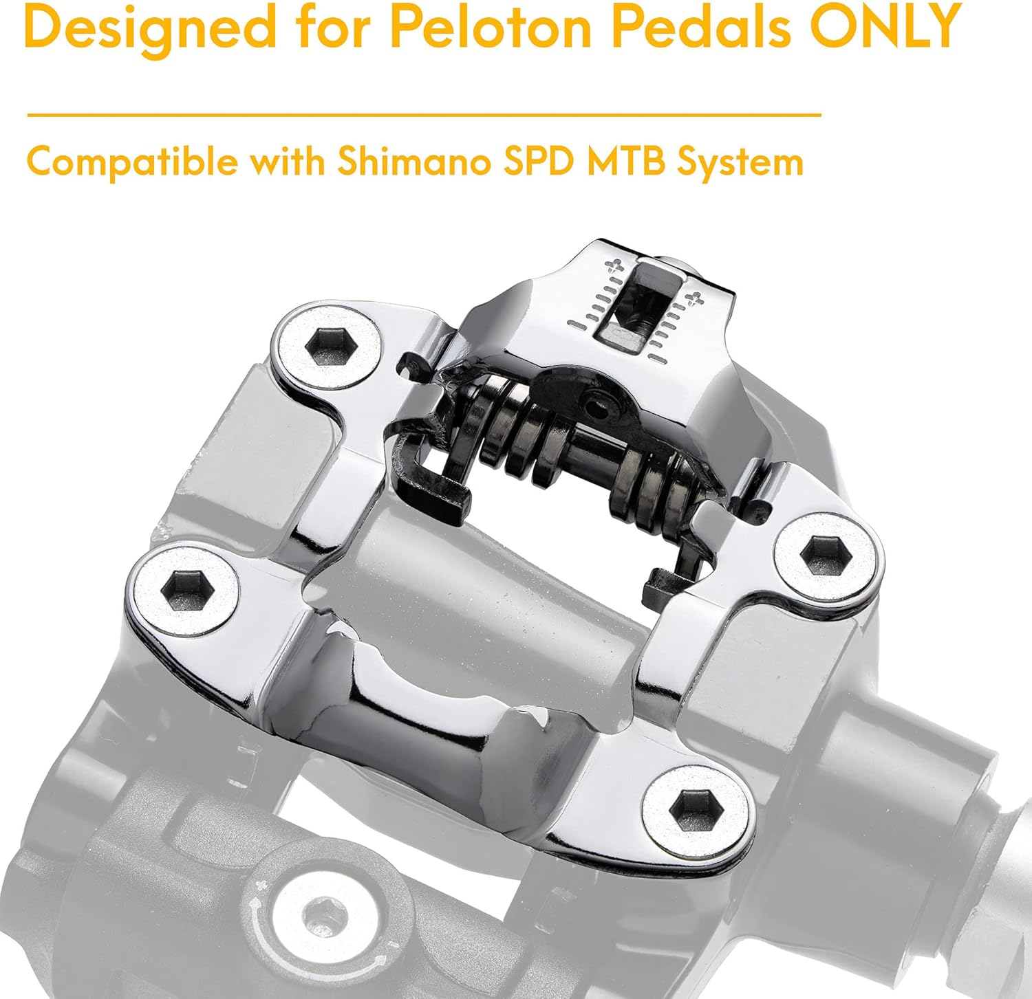 Bike Pedal Adaptor and Converter Kit with Toe Clips Cage X96977