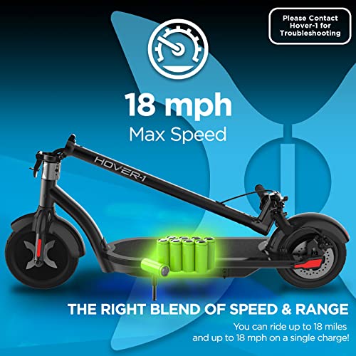 Electric Kick Scooter, 18 MPH, 18 Mile Range, LCD Display S242096