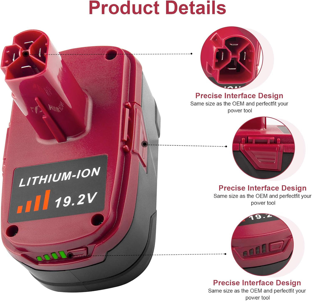 19.2V 6.0Ah Replacement Lithium Ion Battery K32577