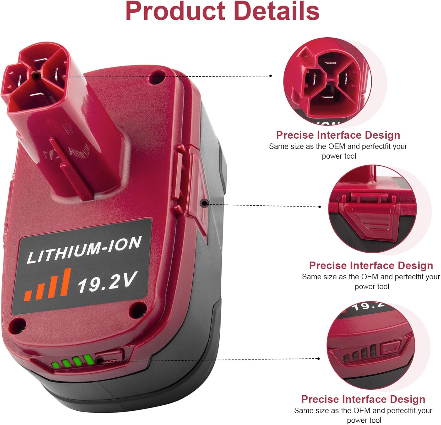 19.2V 6.0Ah Replacement Lithium Ion Battery K32577