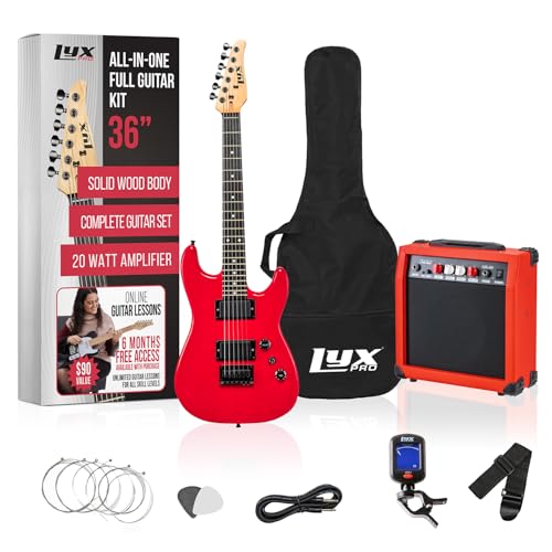 3/4 Size Electric Guitar Kit for Kids with Amp and Accessories V60944