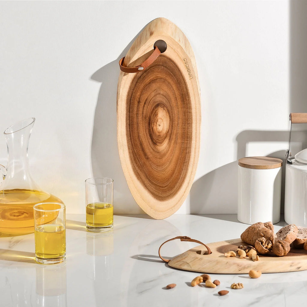 Acacia Wood Charcuterie Board for Serving Meats, Cheese & Bread N687160