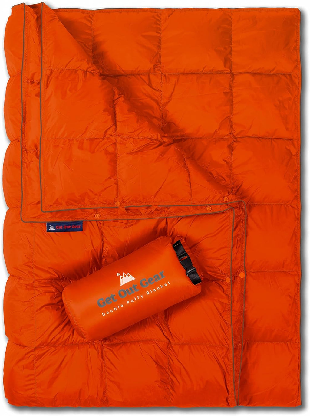 Double Puffy Camping Blanket - Packable, Lightweight, Water-Resistant Z5138