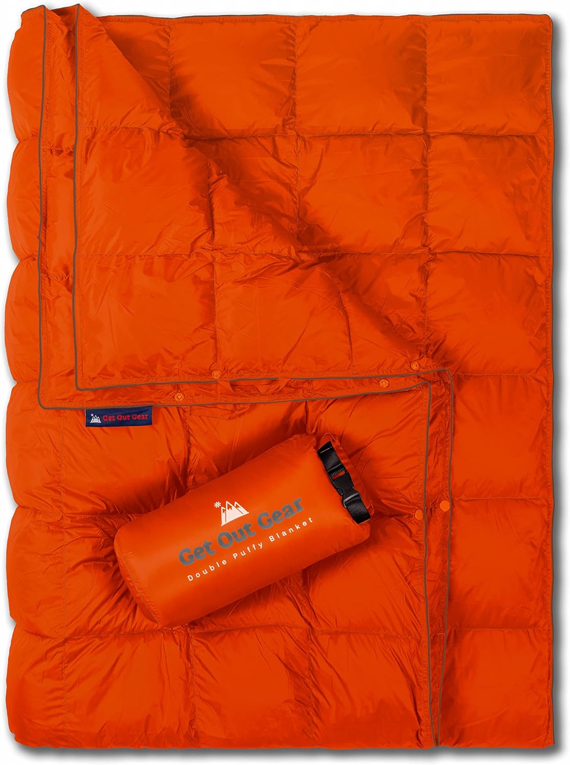 Double Puffy Camping Blanket - Packable, Lightweight, Water-Resistant Z5138