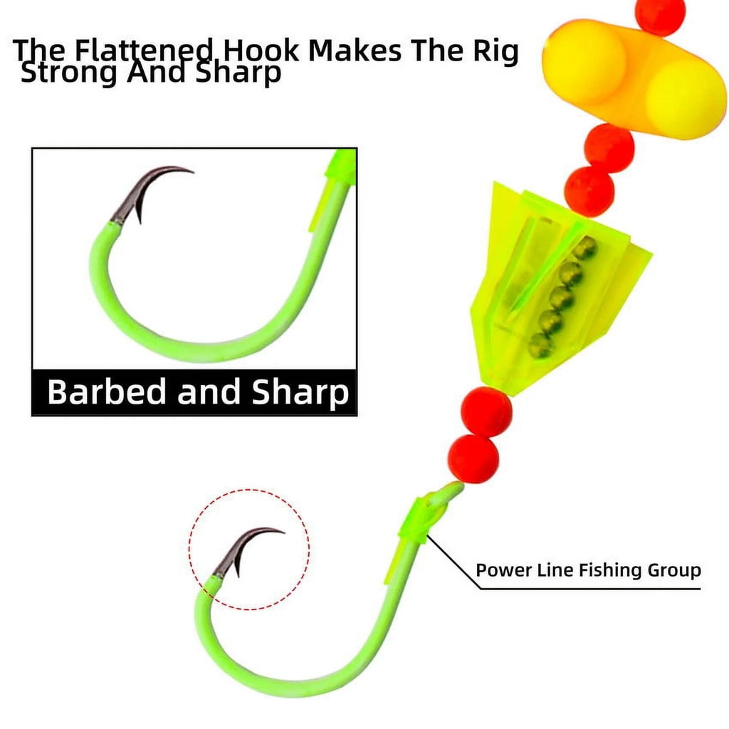 Catfish Rigs with Circle Hooks for Bank Fishing E578798