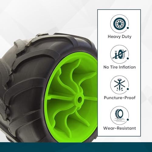 Heavy Duty Solid Tire Wheel for All-Terrain Wagons & Garden Carts A64280