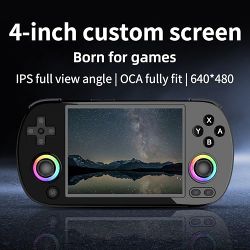 Retro Handheld Game Console with 4-Inch IPS Screen A575