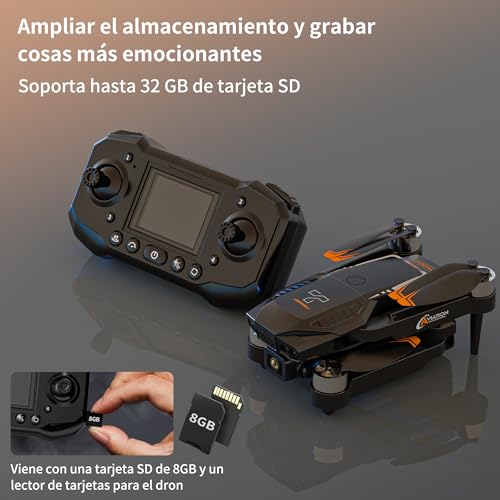 Drone with 2.4" Screen, Brushless Motor FPV Camera for Adults L455558