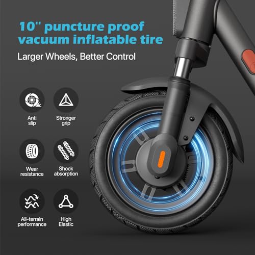 Electric Scooter for Adults, Long Range, Dual Suspension D190