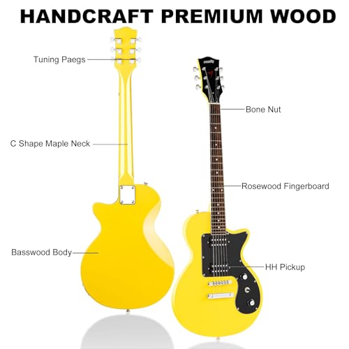 39 Inch Electric Guitar Kit with Amplifier and Accessories U41992