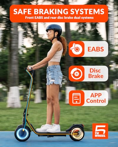 Electric Scooter with 10" Solid Tires, 350W Motor, Foldable for Adults J862290