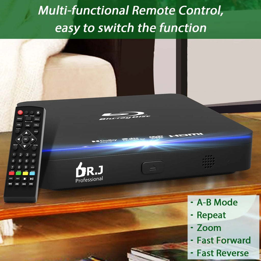 Blu Ray DVD Player with HDMI, Mini 1080P for TV T475364