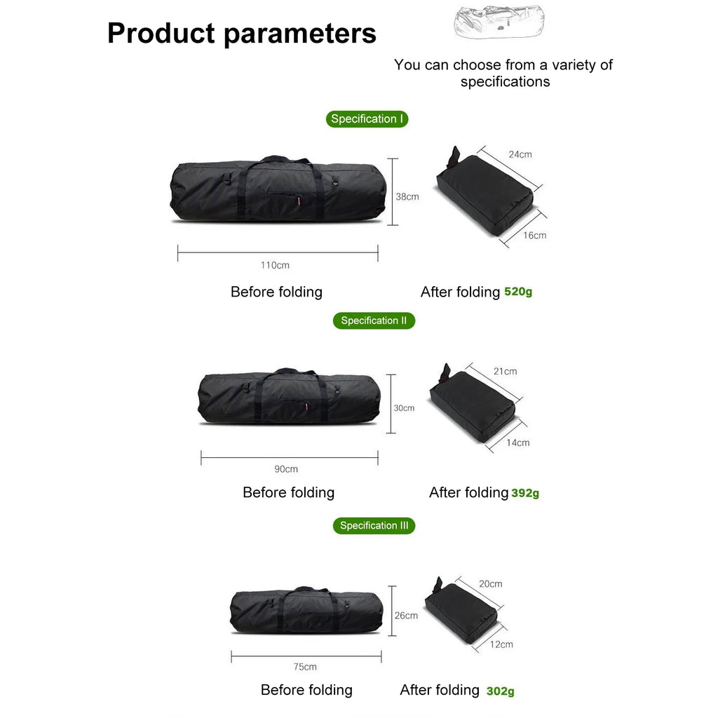 Waterproof Roll Top Duffel 60L for Outdoor Sports C90630