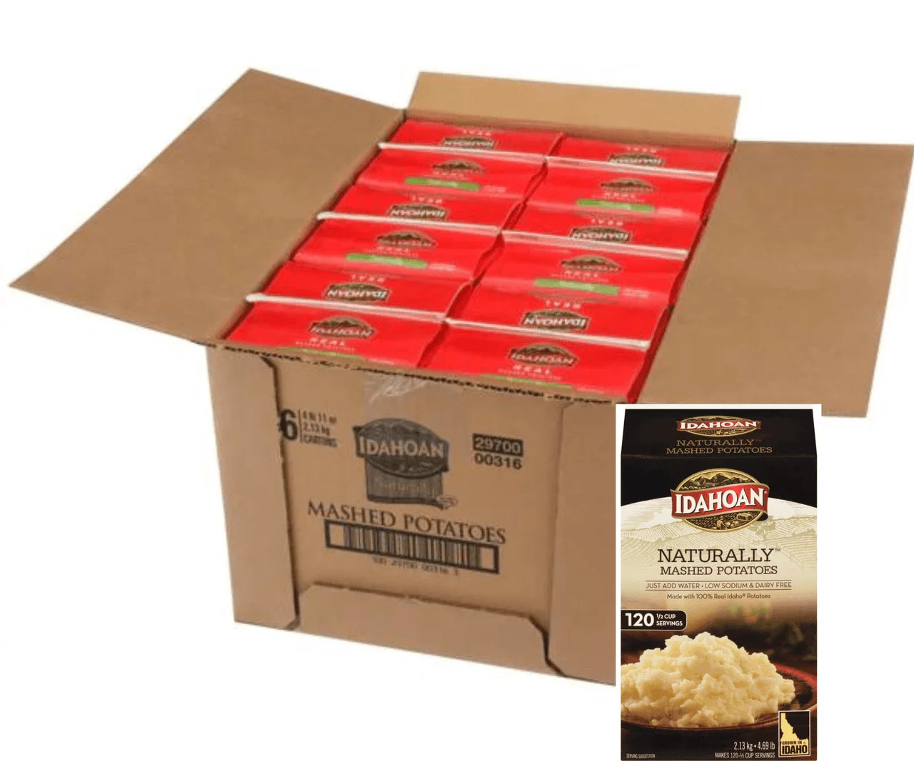 Low Sodium Dairy Free Mashed Potatoes 4.69 lbs T300
