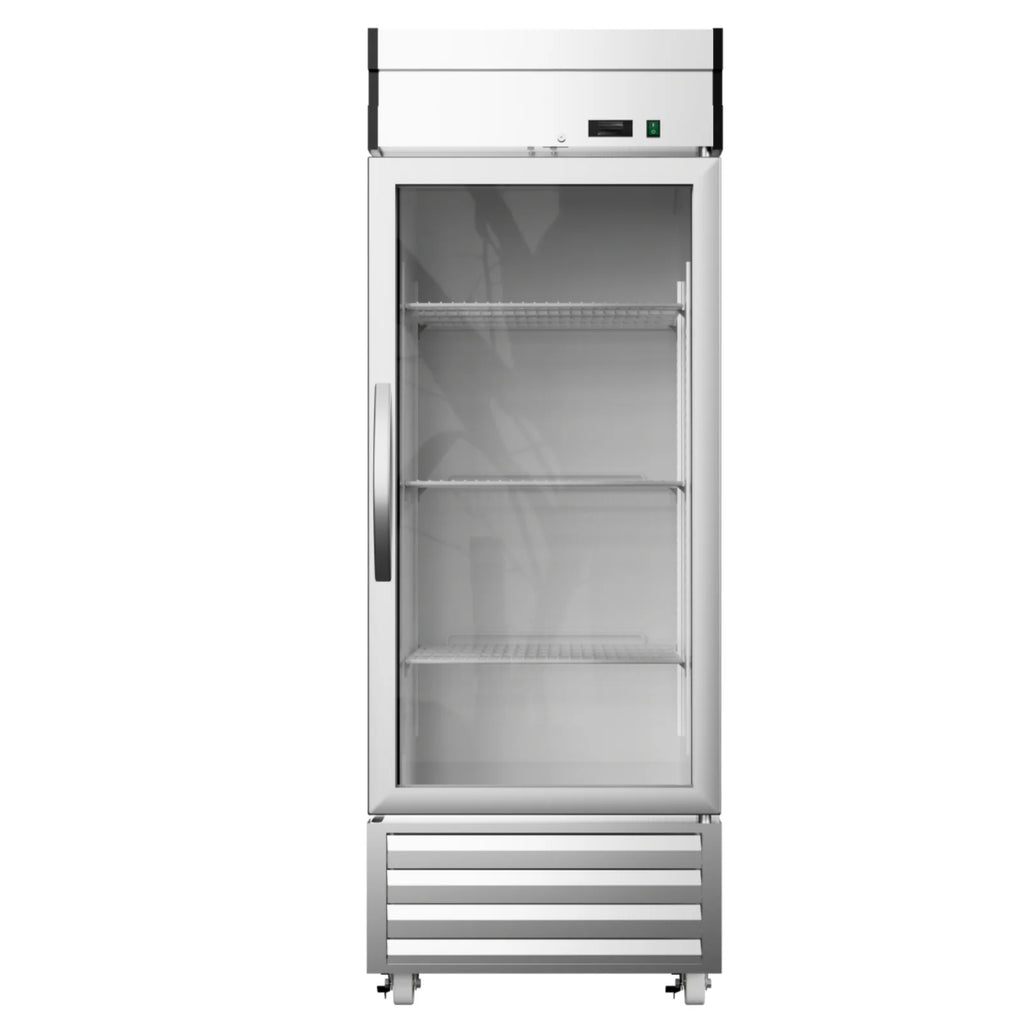 27" Single Door Glass Refrigerator M9700