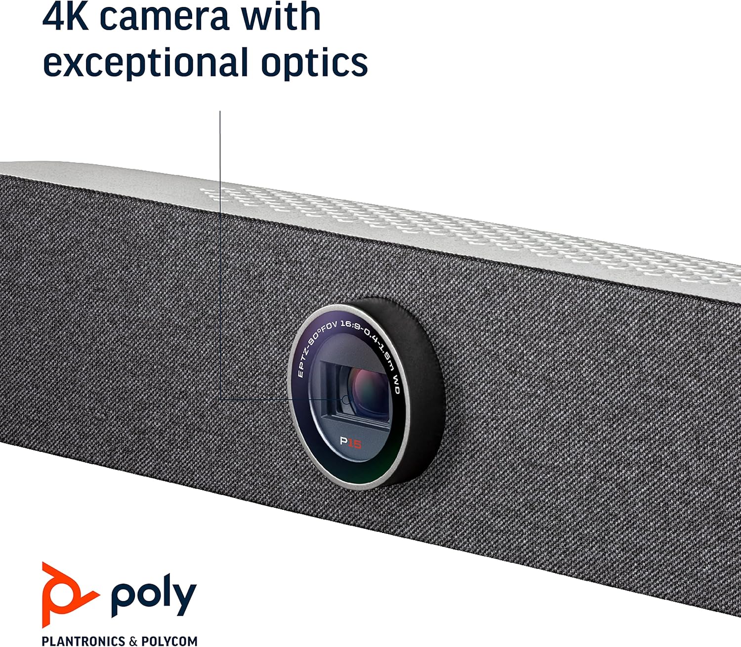 Personal Video Bar with 4K Webcam, Mics and Speaker for Home Office J83156