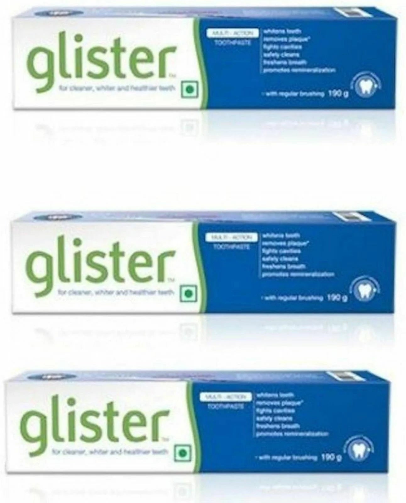 Toothpaste Tubes 190g, Pack of 3, Multi Action U2189