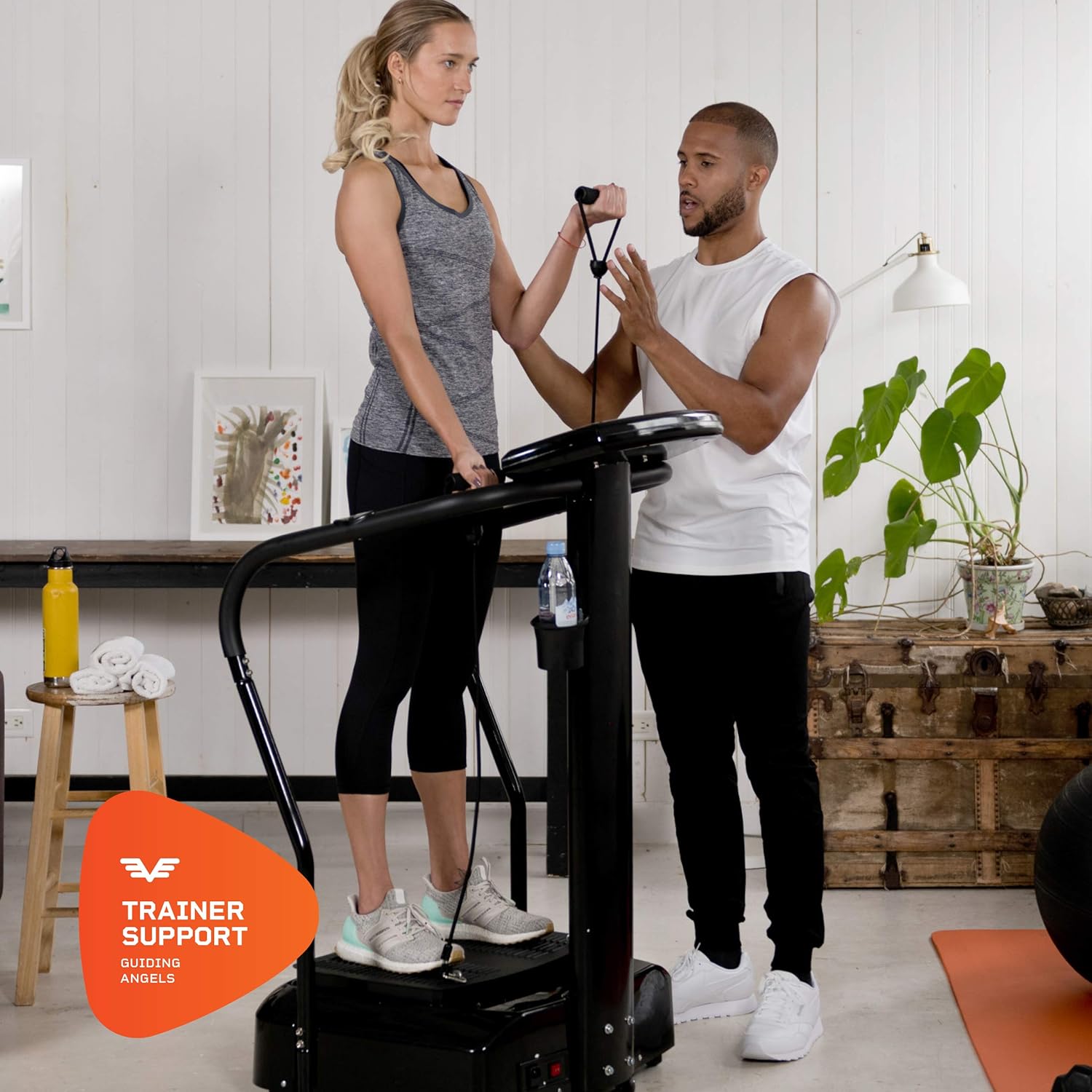 Vibration Plate Machine for Whole Body Fitness and Home Workout J191