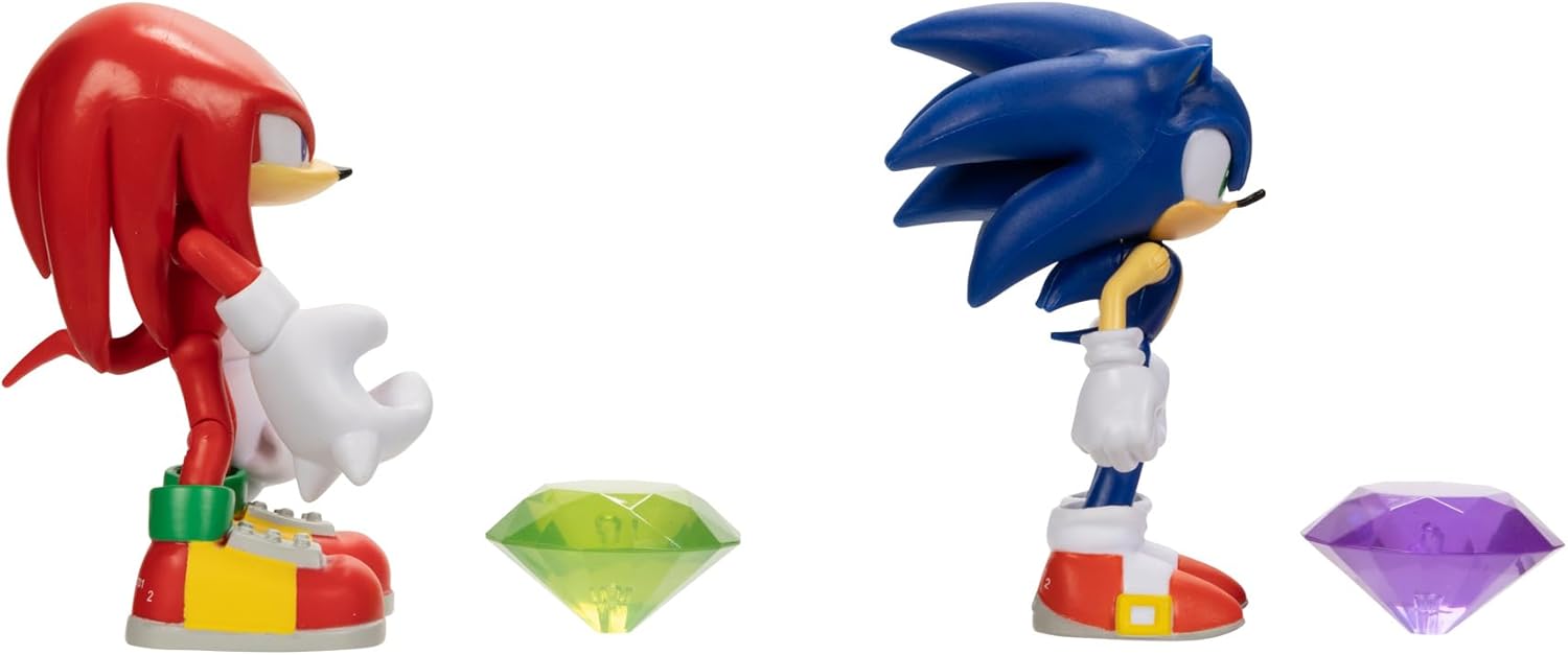 Sonic 4" Figure 2 Pack Modern Sonic and Knuckles R48477