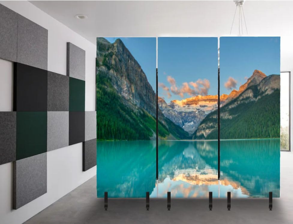 Freestanding Acoustic Room Divider Soundproof Privacy Screen E2328