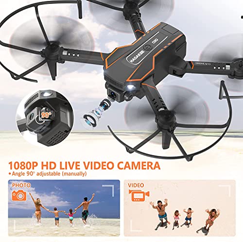 Mini Drone with Camera for Kids, Remote Control Helicopter Toy with 1080P FPV R98537