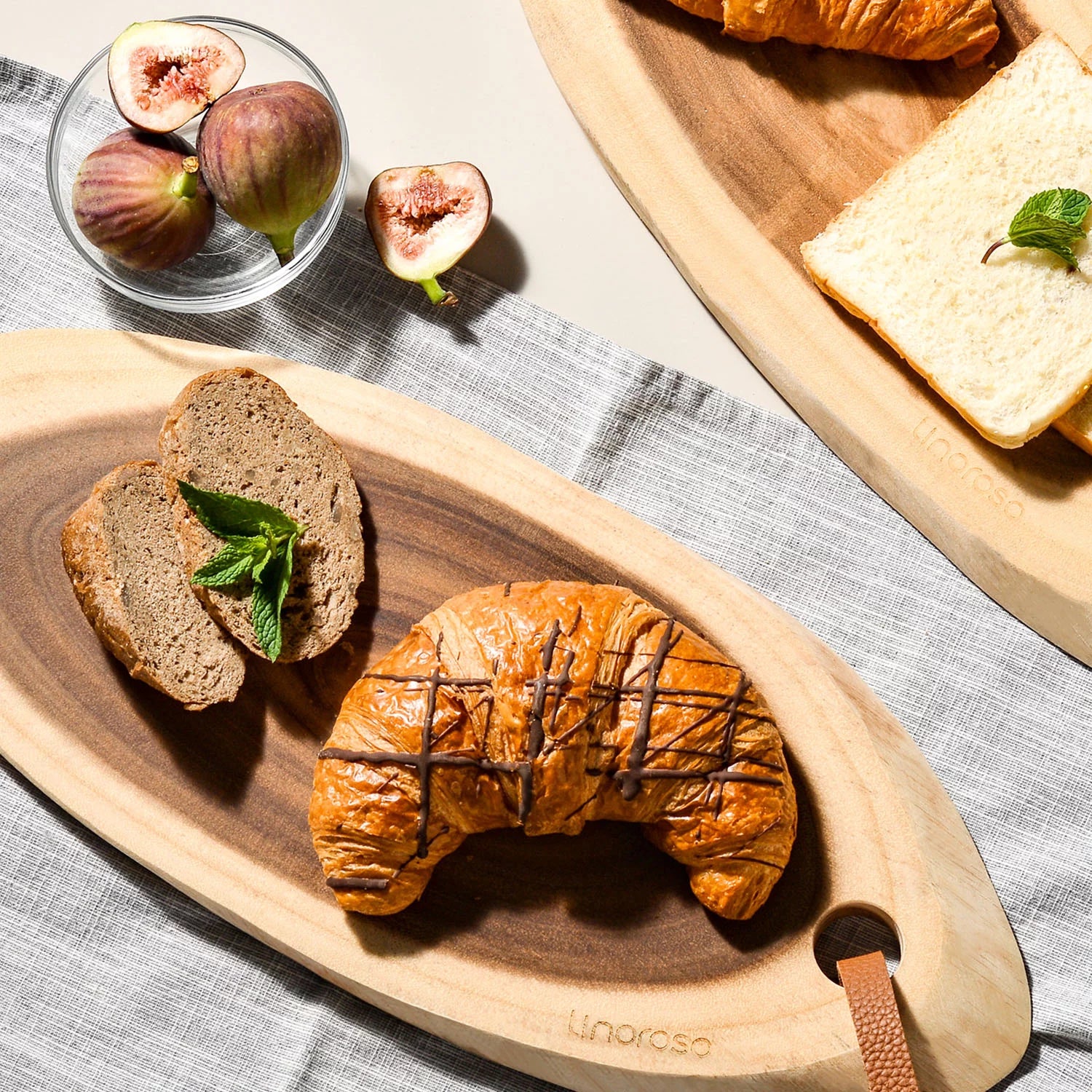 Acacia Wood Charcuterie Board for Serving Meats, Cheese & Bread N687160