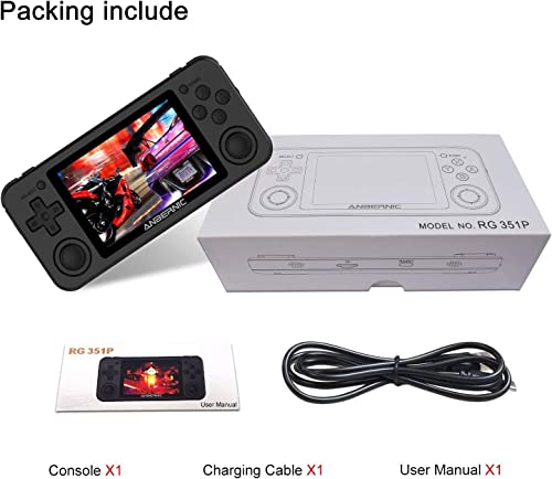 Handheld Game Console, 3.5 Inch IPS Screen, 64GB Storage Y62402