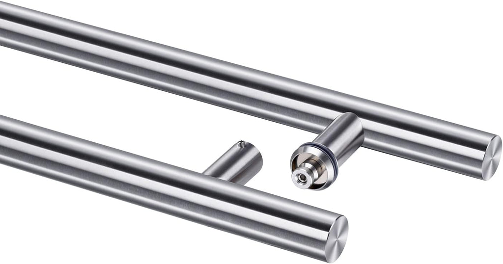 36 inch Solid Stainless Steel Push Pull Door Handle for Barn and Glass Doors D3461