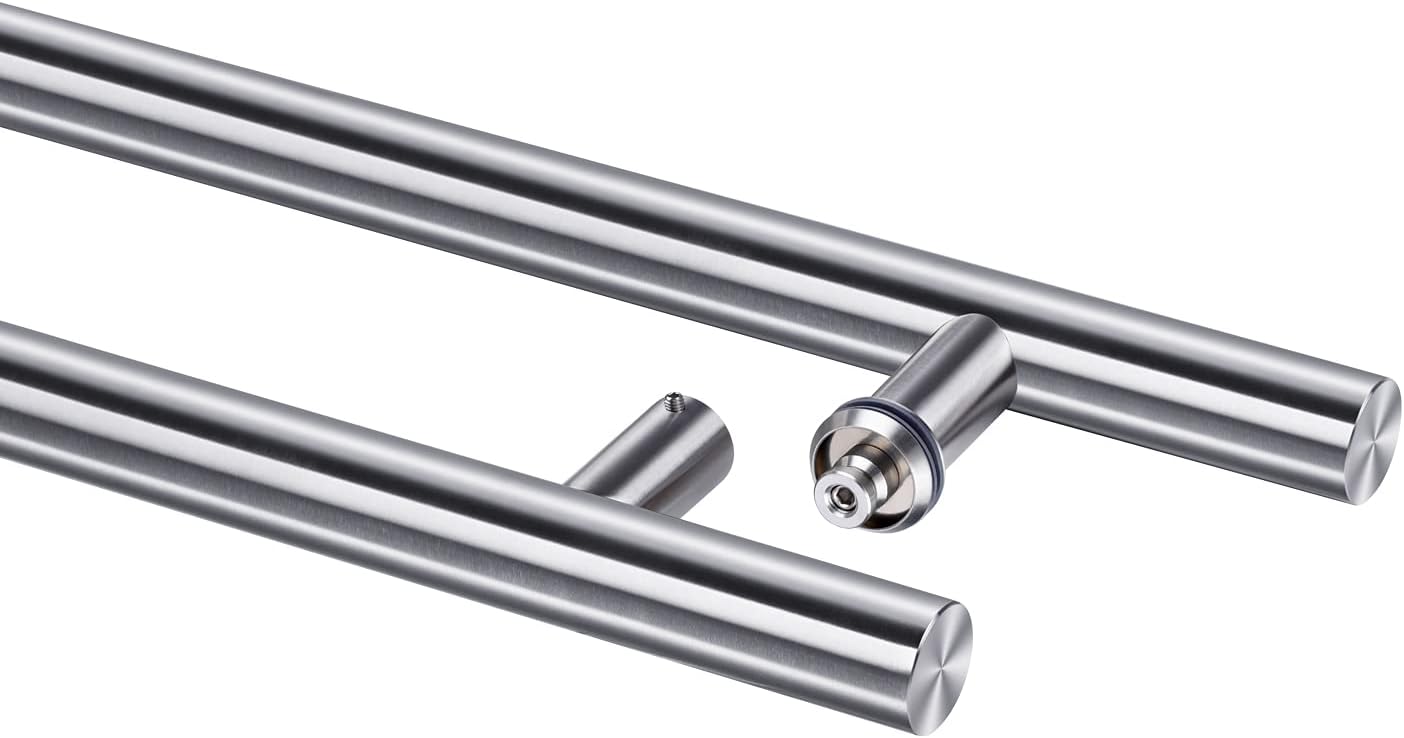 36 inch Solid Stainless Steel Push Pull Door Handle for Barn and Glass Doors D3461