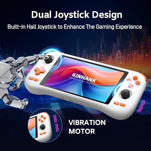 Retro Handheld Game Console with 7000+ Games, 5.5 Inch Touch Screen L12174