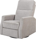 Wallace & Bay Reeves Swivel Recliner Glider, Gray
