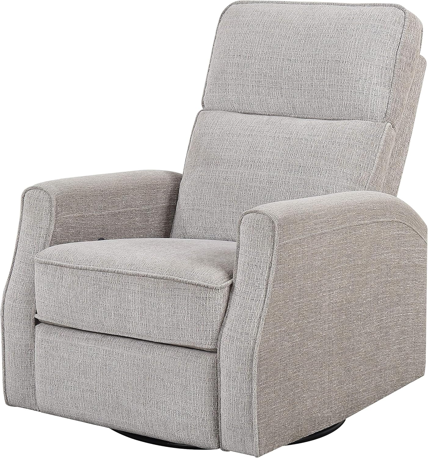 Wallace & Bay Reeves Swivel Recliner Glider, Gray