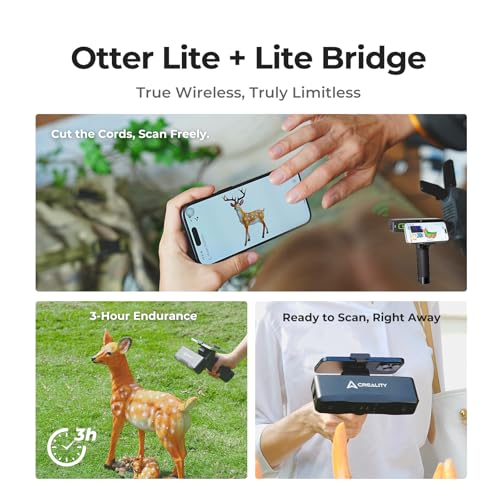 3D Scanner for 3D Printing, Blue Laser, Full-Color Scans Q176