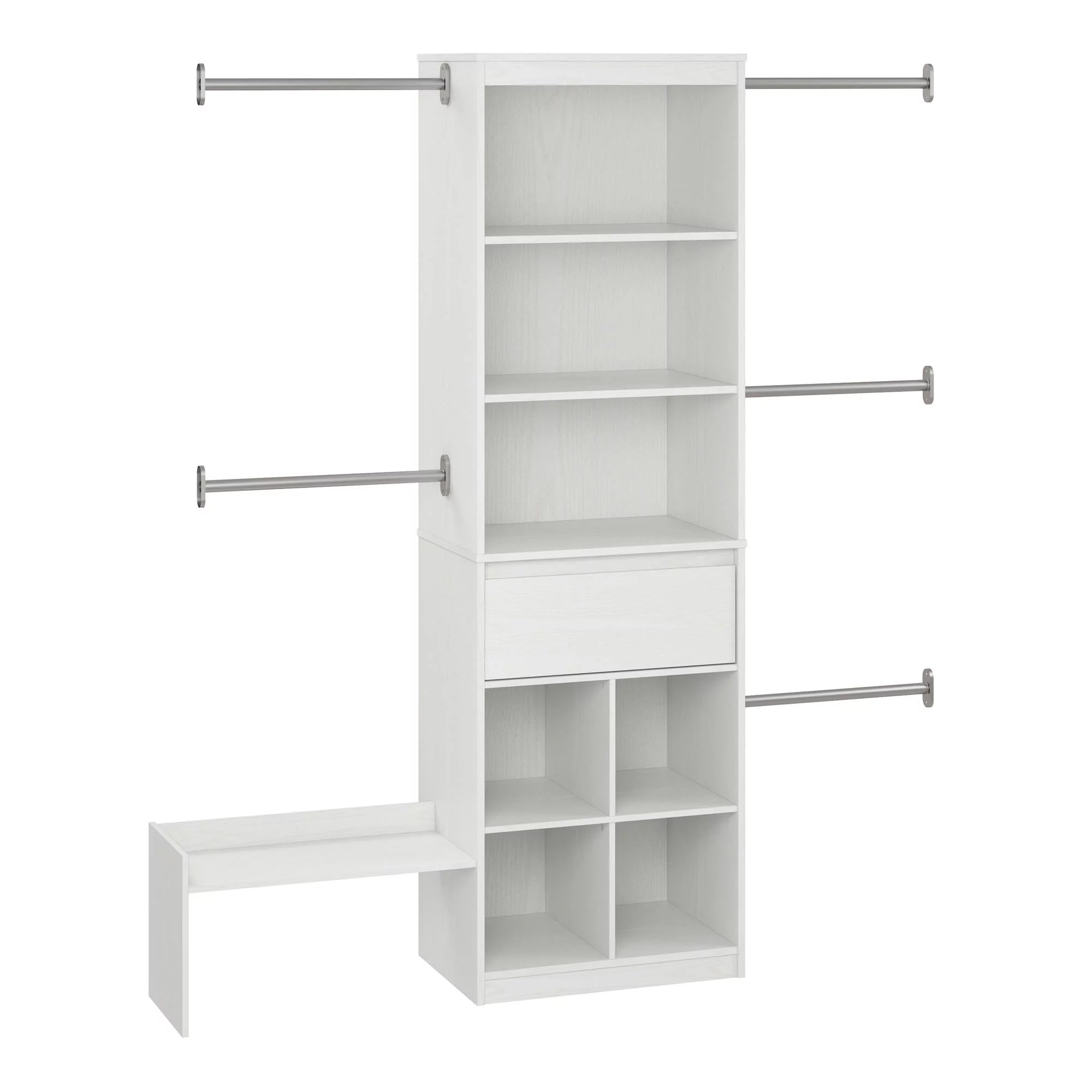 Grow with Me Closet, White A70316