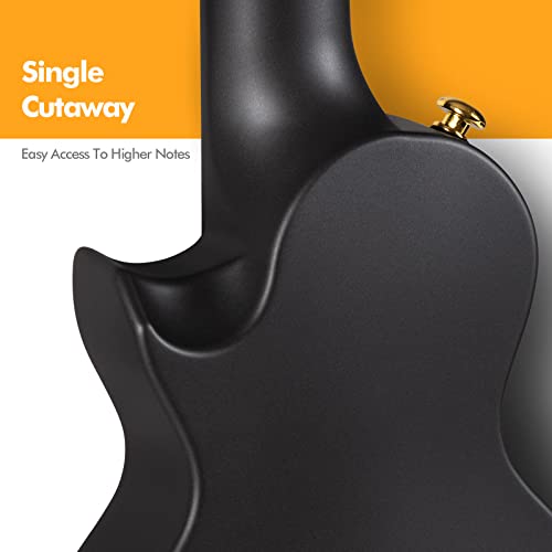 Carbon Fiber Travel Ukulele 23 Inch with Beginner Kit U514