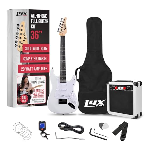 3/4 Size Electric Guitar Kit for Kids with Amp and Accessories V60944