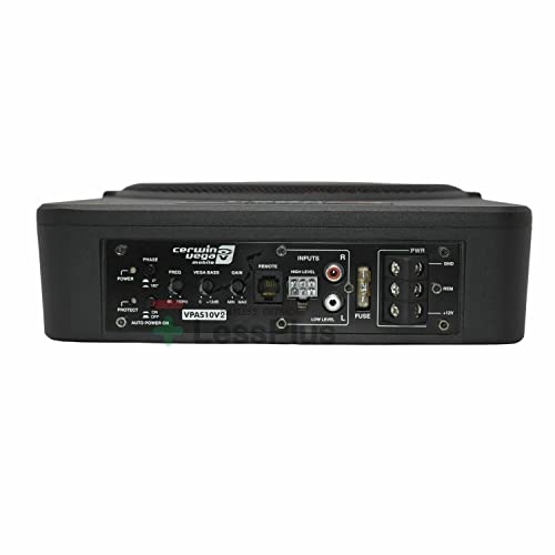 10" 550W Max Powered Subwoofer with Built-in Amplifier A44997