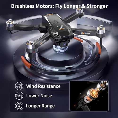 Drone with Camera for Adults, 1080P HD, Brushless Motors, Stable Hover C19441