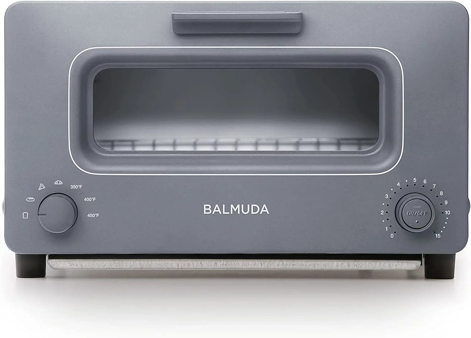 OUWI The Toaster | Steam Oven Toaster | 5 Cooking Modes - Sandwich Bread, Artisan Bread, Pizza, Pastry, Oven | Compact Design | Baking Pan | K01M-GW | Gray | US Version
