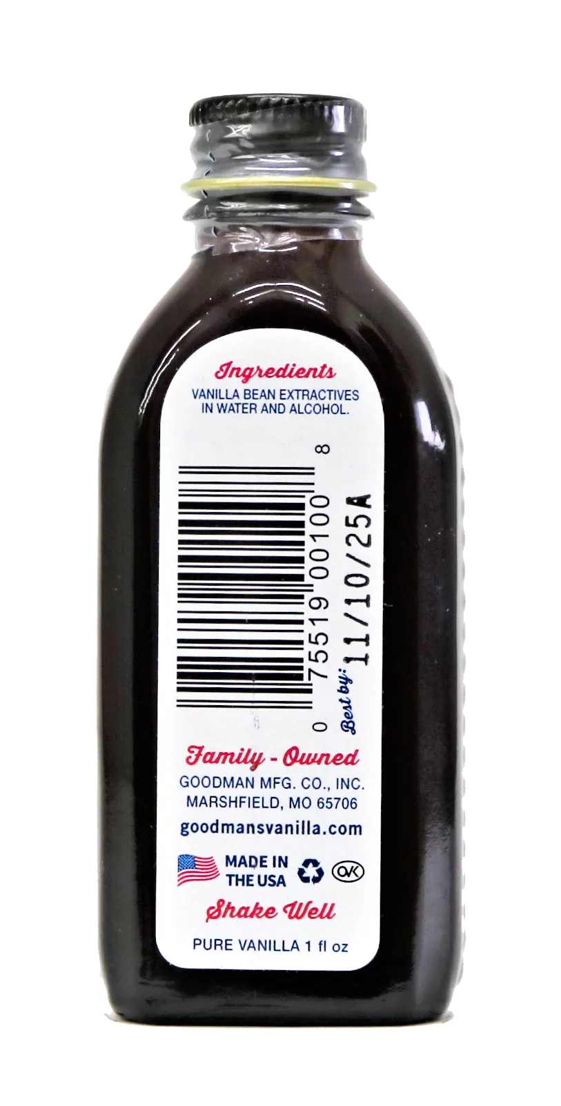 Pure Vanilla Extract 1oz R237789