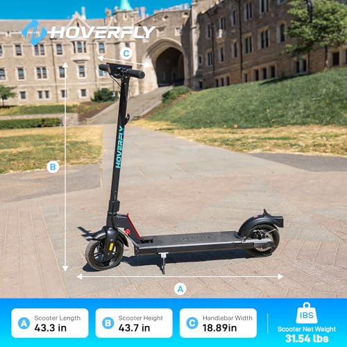 Electric Scooter for Adults, 8.5" Solid Tire, 10 Mile Range, 15.5Mph, 250W Motor, Foldable Commuting X52077